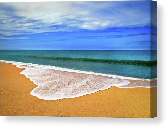 Wave Canvas Print featuring the photograph Room For Thoughts by Nanouk El Gamal