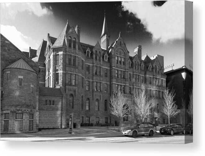 Buildings Canvas Print featuring the photograph Royal Conservatory of Music by Guy Whiteley