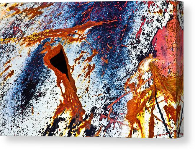 Alberta Canvas Print featuring the photograph Rusty Metal by Craig Brown