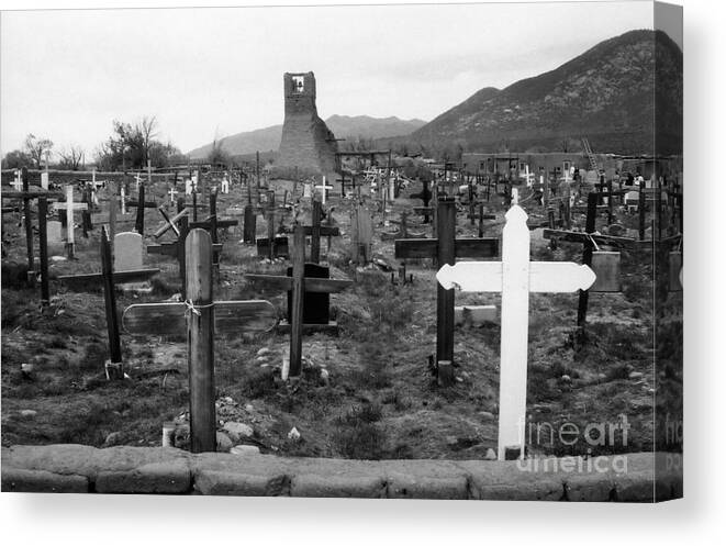 Cemetery Canvas Print featuring the photograph Sacred Places by Crystal Nederman