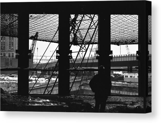 Wtc Canvas Print featuring the photograph Safety Net Wtc  by William Haggart