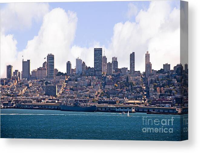 San Francisco Canvas Print featuring the photograph San Francisco Skyline by Brenda Kean