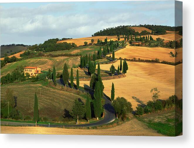 Tuscany Canvas Print featuring the photograph San Quirco by John Galbo