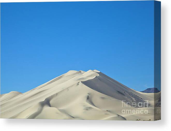 00559254 Canvas Print featuring the photograph Sand Dunes In Death Valley Natl Park by Yva Momatiuk and John Eastcott