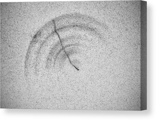 Beachgrass Canvas Print featuring the photograph Sandscape No.1 by Gary Slawsky
