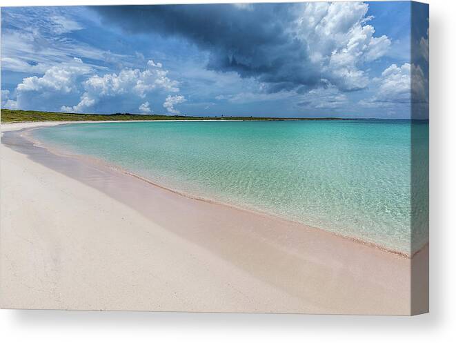 Tranquility Canvas Print featuring the photograph Savannah Bay In Anguilla by ©thierrydehove.com