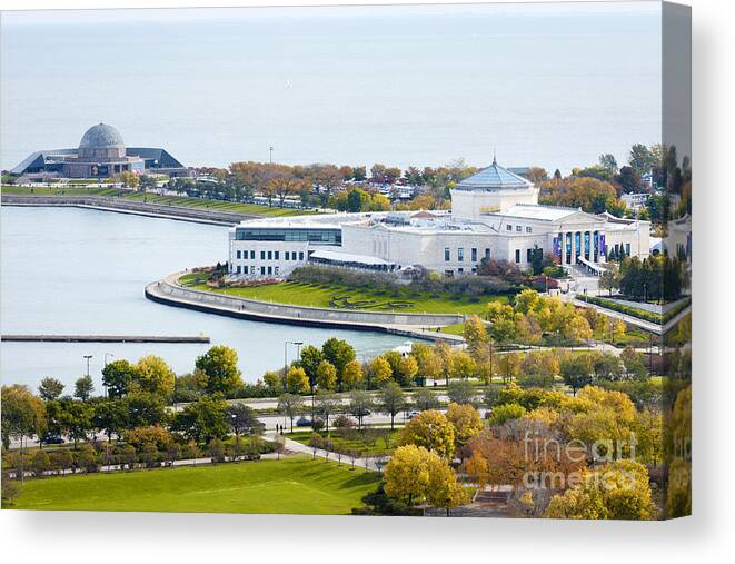 Chicago Canvas Print featuring the photograph Sea and Sky by Patty Colabuono