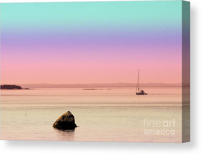 Sea Canvas Print featuring the photograph Sea of Tranquility by Aimelle Ml