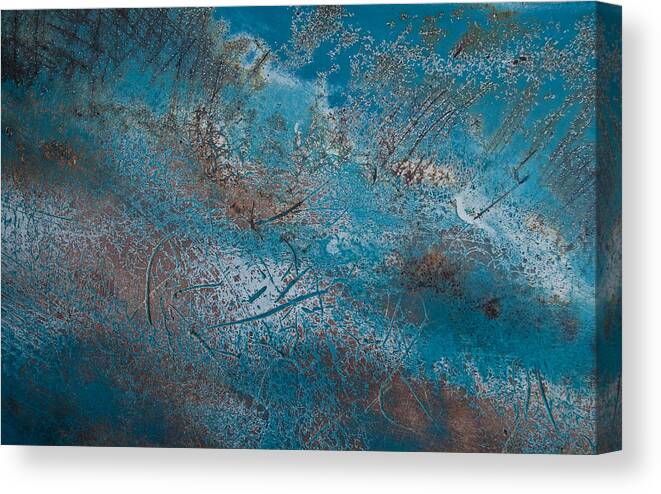 Abstract Canvas Print featuring the photograph Seagrass Vista by Jani Freimann