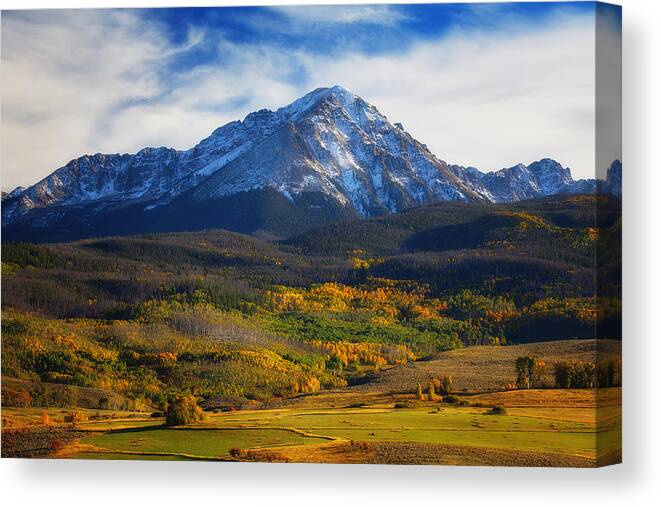 Autumn Landscapes Canvas Print featuring the photograph Seasons Change by Darren White