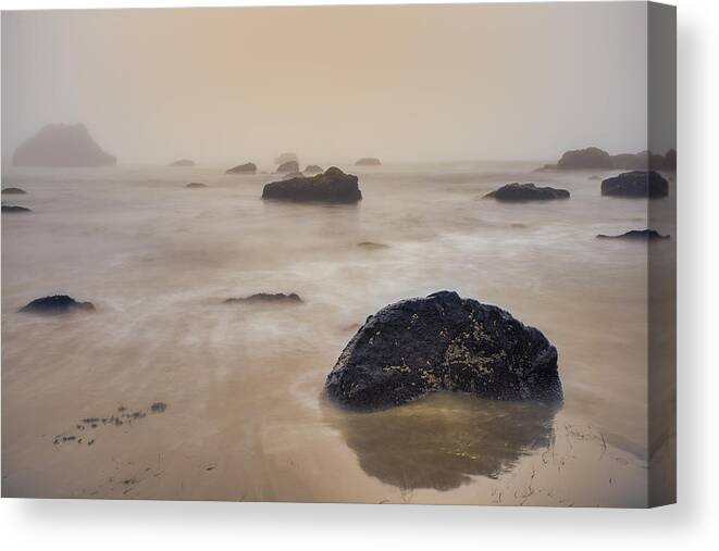 Pacific Ocean Canvas Print featuring the photograph Sehnsucht by Adam Mateo Fierro