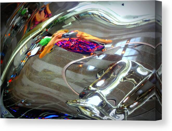 Reflection Canvas Print featuring the photograph Self Portrait by Donna Spadola