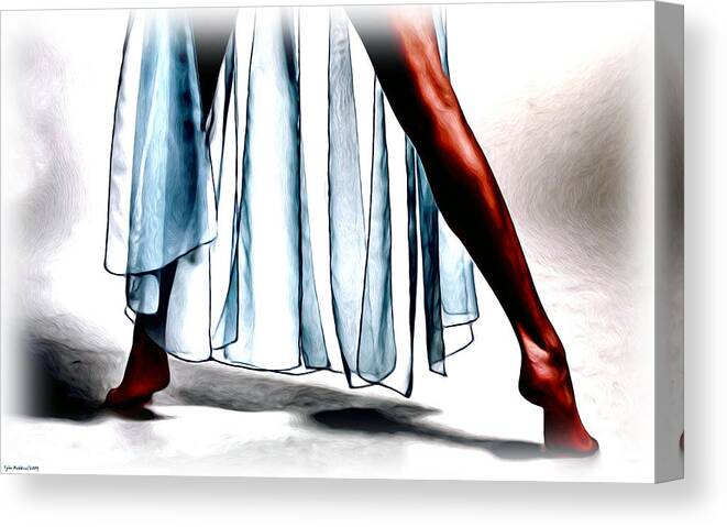 Dance Canvas Print featuring the painting Shall we Dance by Tyler Robbins