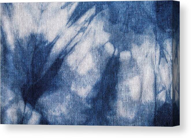 Aimee Stewart Canvas Print featuring the painting Shibori 16 by MGL Meiklejohn Graphics Licensing