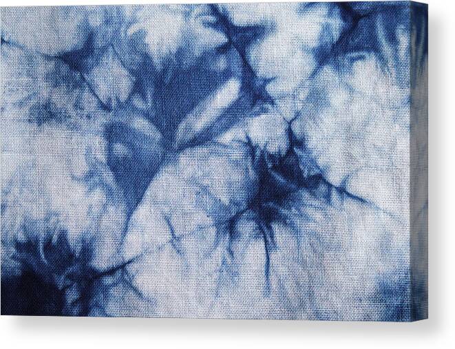 Aimee Stewart Canvas Print featuring the painting Shibori 22 by MGL Meiklejohn Graphics Licensing