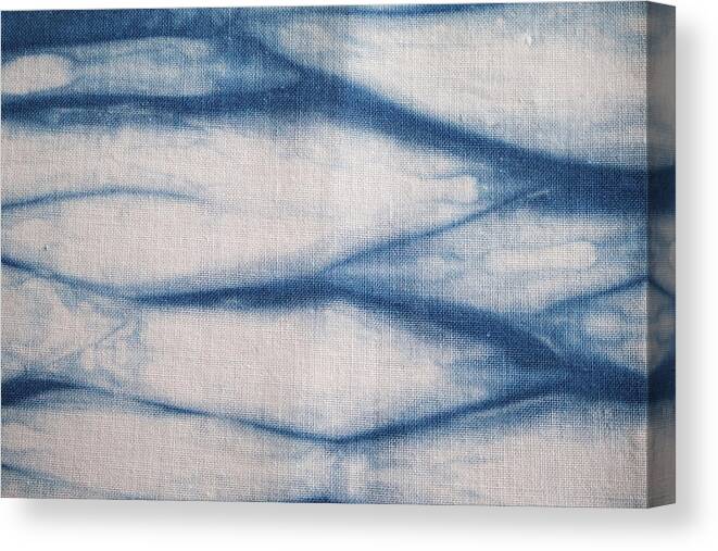 Aimee Stewart Canvas Print featuring the painting Shibori 23 by MGL Meiklejohn Graphics Licensing