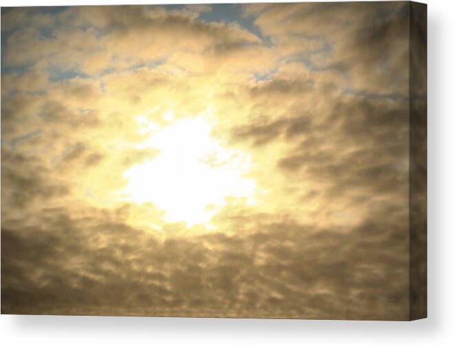 Sky Canvas Print featuring the photograph Skylit by Deborah Crew-Johnson