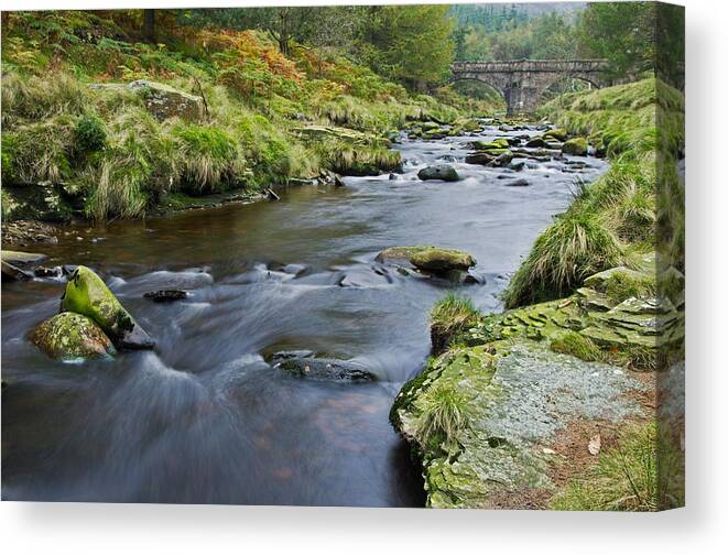 Slippery Stones Canvas Print featuring the photograph Slippery stones by Pete Hemington