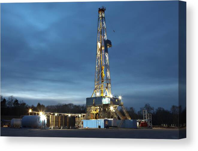 Driller Canvas Print featuring the photograph Smooth Drilling by Jonas Wingfield