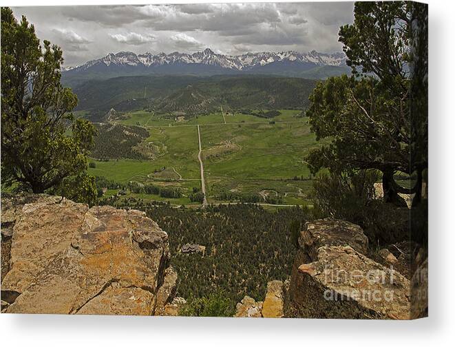 Mount Sneffels Canvas Print featuring the photograph Sneffels Range by Kelly Black