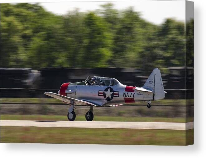 At6 Canvas Print featuring the photograph SNJ by Steven Richardson