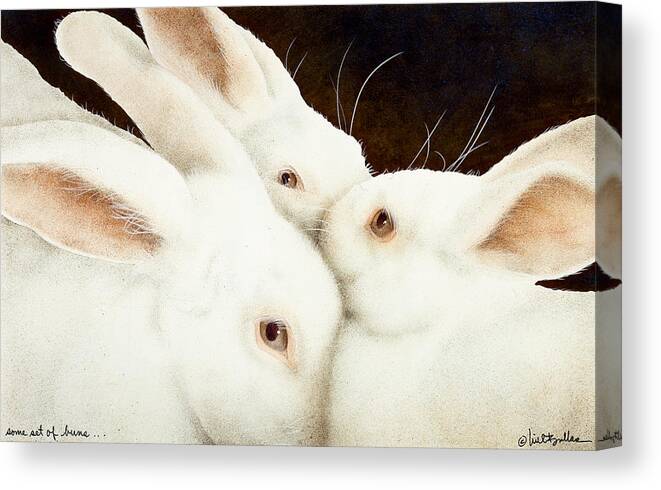 Will Bullas Canvas Print featuring the painting Some Set Of Buns... by Will Bullas