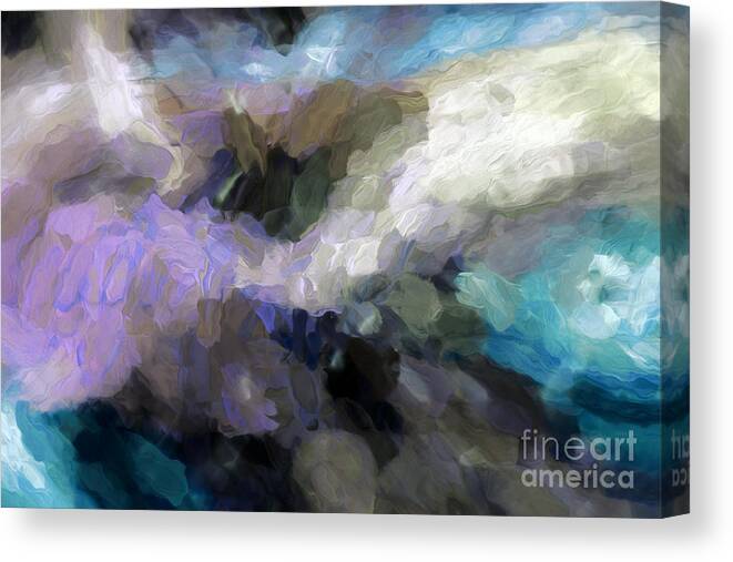 Peace And Calm Canvas Print featuring the digital art Soul's Retreat by Margie Chapman