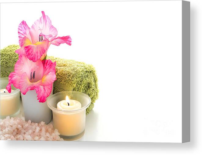 Aromatherapy Canvas Print featuring the photograph Spa Welcome by Olivier Le Queinec