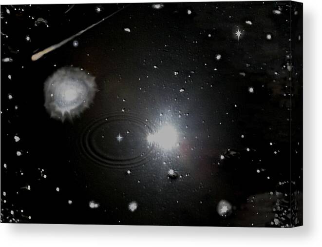 Space Canvas Print featuring the photograph Spacescape by Christopher Rowlands