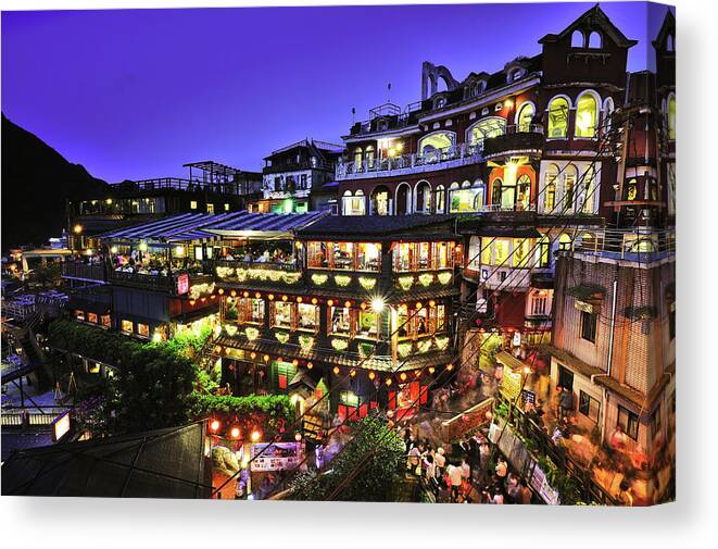 Arch Canvas Print featuring the photograph Spirited Away by Moson Kuo