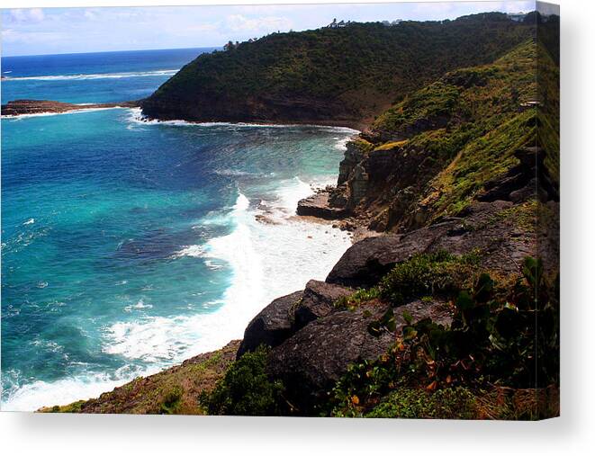 Caribbean Canvas Print featuring the photograph St. Barths Beauty by Kathryn McBride