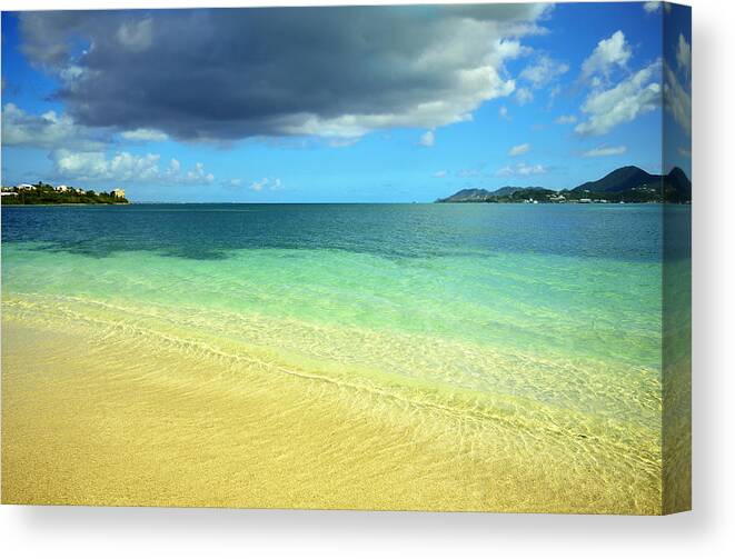 Caribbean Canvas Print featuring the photograph St. Maarten Tropical Paradise by Luke Moore