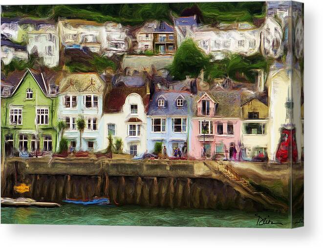 St. Mawes Canvas Print featuring the photograph St. Mawes Dreamscape by Peggy Dietz