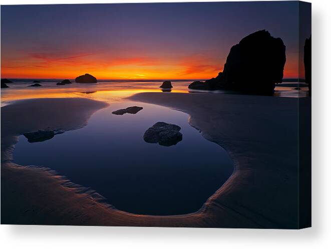 Stacks Canvas Print featuring the photograph Stacks and Stones by Michael Dawson