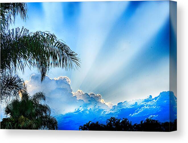 Sky Canvas Print featuring the photograph Stairway To Heaven by Don Durfee