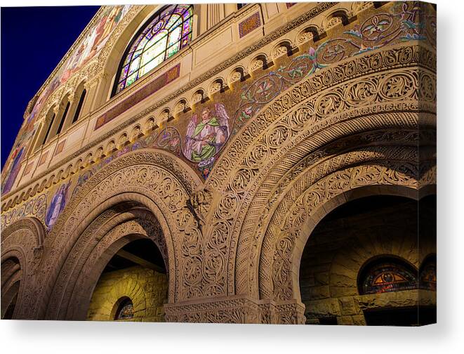 California Canvas Print featuring the photograph Stanford University Memorial Church Hope by Scott McGuire