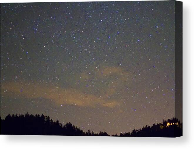 Stars Canvas Print featuring the photograph Starry Night by James BO Insogna