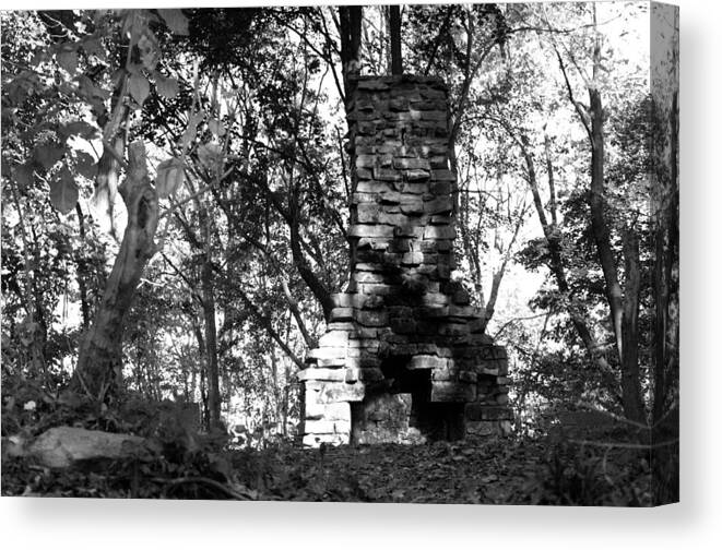 Abandoned Canvas Print featuring the photograph Still Standing by Greg Graham