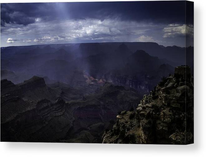 2013 Canvas Print featuring the photograph Storm by James Bethanis