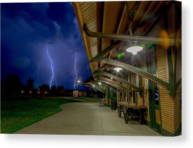 Hamlet Canvas Print featuring the photograph Storm by Jimmy McDonald