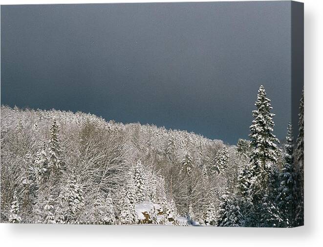 Scenery Canvas Print featuring the photograph Storm's a'brewin' by David Porteus