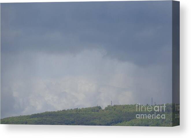 Storm Canvas Print featuring the photograph Storm's Coming by Christina Verdgeline