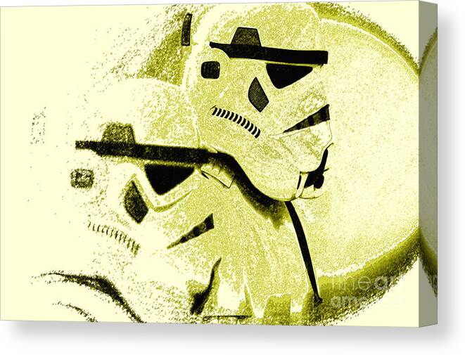 Stormtroopers Canvas Print featuring the photograph Stormtroopers by Micah May