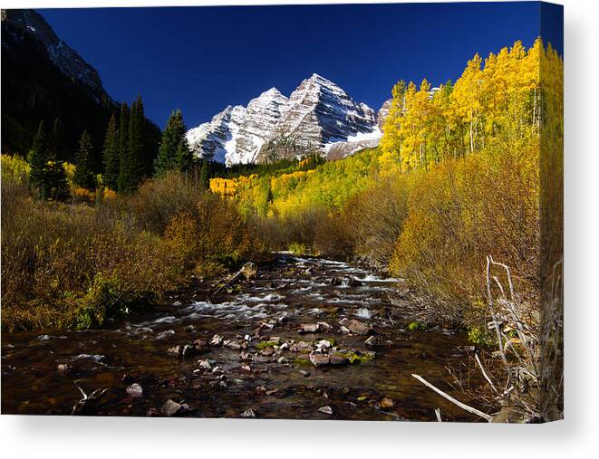 14'ers Canvas Print featuring the photograph Streaming Bells by Jeremy Rhoades