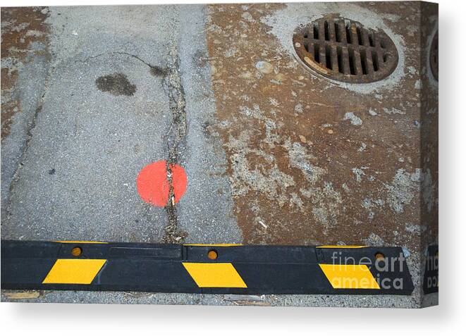 Street Canvas Print featuring the photograph Street Markings by Bill Thomson