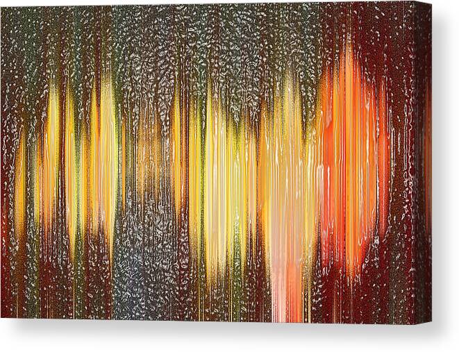 High Ress Backs Canvas Print featuring the digital art Strokes Back by Dumindu Shanaka