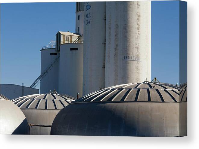 Factory Canvas Print featuring the photograph Sugar Factory by Jim West