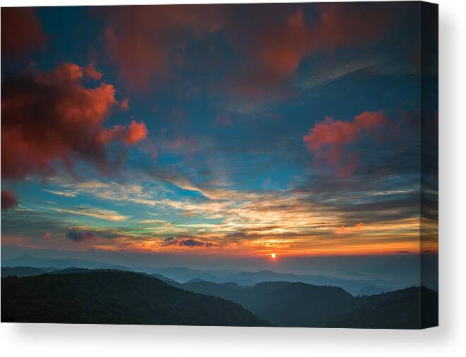 Asheville Canvas Print featuring the photograph Sun Dance by Joye Ardyn Durham