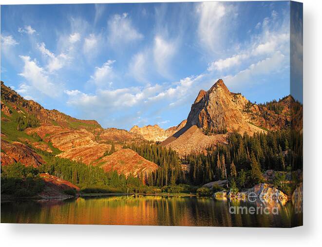 Sundial Peak Canvas Print featuring the photograph Sundial Peak by Bill Singleton