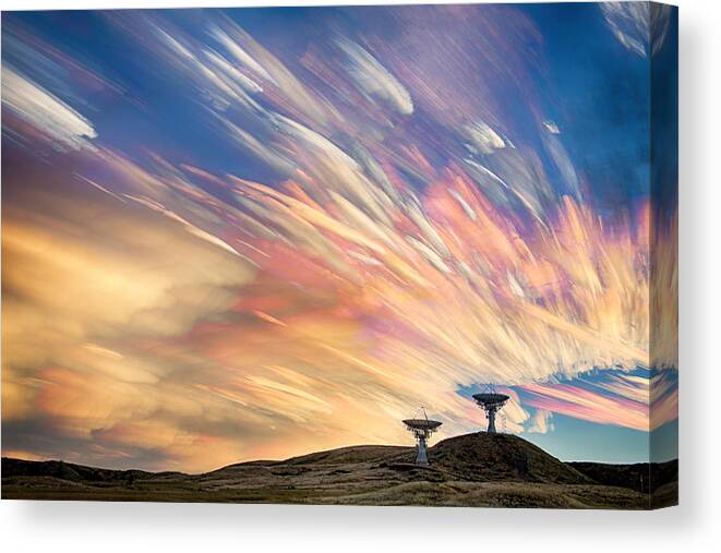Sunsets Canvas Print featuring the photograph Sunset From Another Planet by James BO Insogna